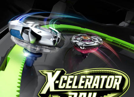 Beyblade X Xtreme Battle Set with Beystadium Arena Featuring X-Celerator Rail, 2 Right-Spinning Top Toys, 2 Launchers, Toys for Boys and Girls, 8+