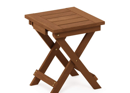 Furinno FG18556 Tioman Hardwood Patio Furniture Outdoor Folding Table