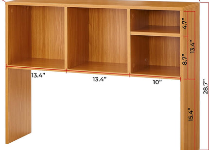 DormCo The College Cube - Desk Bookshelf - Beech Color