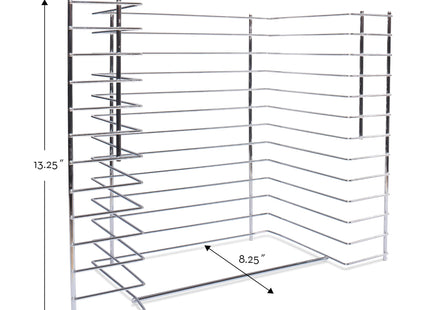 Melissa & Doug Puzzle Storage Rack - Wire Rack Holds 12 Puzzles