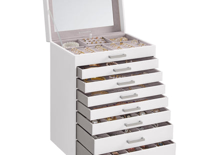 SONGMICS Jewelry Box, 8-Tier Jewelry Organizer