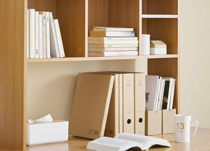 DormCo The College Cube - Desk Bookshelf - Beech Color