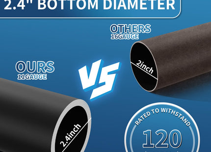 11 Gauge Heavy Duty Flag Pole, 25 FT Extra Thick Aluminum Flagpole Kit for Outside House In Ground, 120MPH Wind Tested