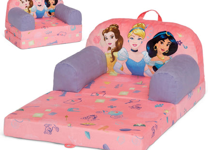 Delta Children - Disney Princess Cozee Buddy Flip-Out Kids Chair, Pink