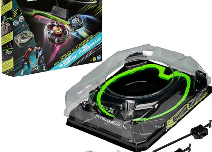 Beyblade X Xtreme Battle Set with Beystadium Arena Featuring X-Celerator Rail, 2 Right-Spinning Top Toys, 2 Launchers, Toys for Boys and Girls, 8+