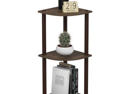 Furinno Turn-N-Tube 3-Tier Corner Display Rack