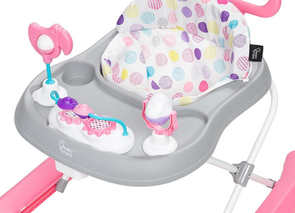 Smart Steps® Trend Plus 2-in-1 Walker with Deluxe Toys, Orbits Pink