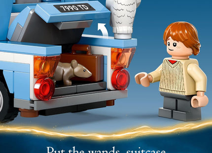 LEGO Harry Potter Flying Ford Anglia, Buildable Car Toy with 2 Minifigures for Role Play, Fantasy Playset for Kids, Harry Potter Car, Gift for Boys, Girls and Any Fan Ages 7 and Up, 76424