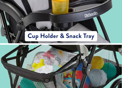 Kolcraft Cloud Plus Lightweight Toddler Umbrella Baby Stroller