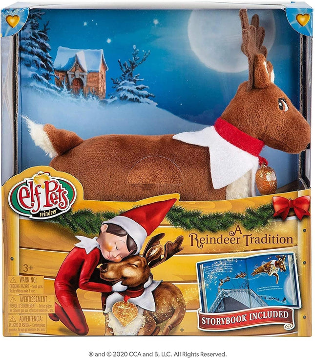 The Elf on the Shelf Pets: A Reindeer Tradition Plush with storybook