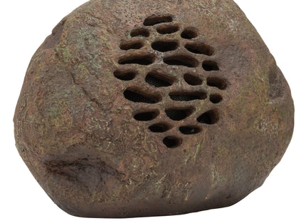 Alpine Corporation Weather-resistant Bluetooth Solar-Powered Outdoor Wireless Rock Speaker - Set of 2