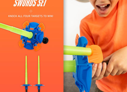 Nerf Duel Swords Set - Retractable Swords with Glow in the Dark Feature