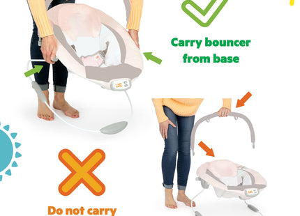 Bright Starts Portable Baby Bouncer