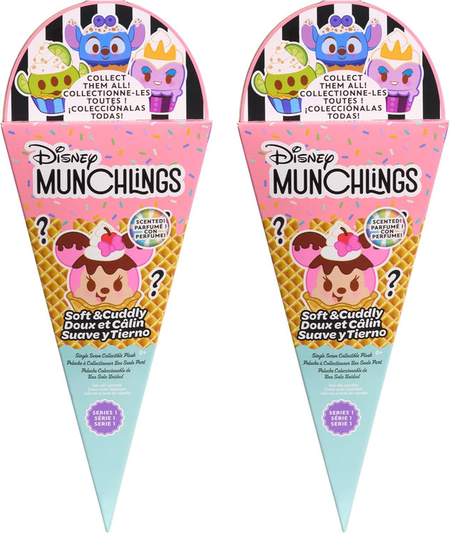 Just Play Disney Munchlings Single Serve Scented Collectible Plush 2-Pack