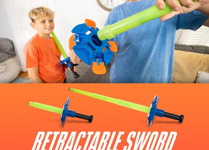 Nerf Duel Swords Set - Retractable Swords with Glow in the Dark Feature