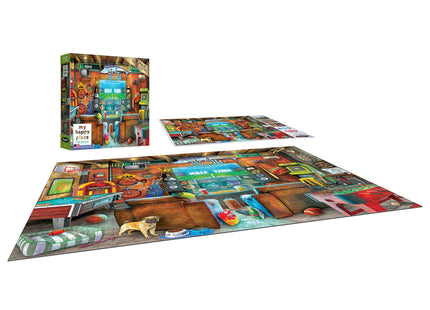 RoseArt - My Happy Place - Man Cave - 750 Piece Jigsaw Puzzle for Adults