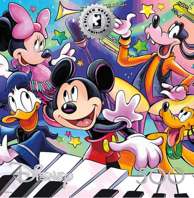 Buffalo Games - Silver Select - Disney - Mickey's Music - 500 Piece Jigsaw Puzzle