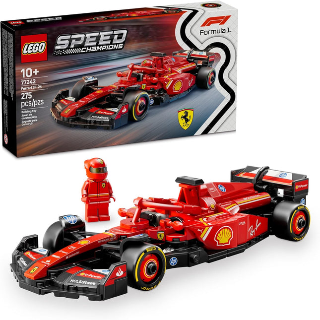 LEGO Speed Champions Ferrari SF-24 F1 Race Car Toys - Building Sets