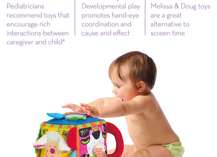 Melissa & Doug K's Kids Musical Farmyard Cube Educational Baby Toy