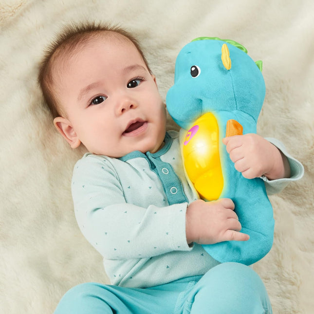 Fisher-Price Musical Baby Toy, Soothe & Glow Seahorse