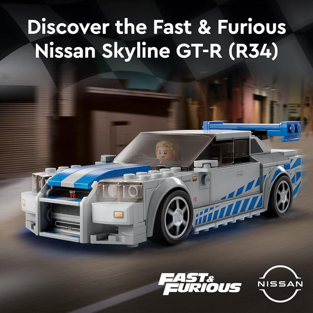 LEGO Speed Champions 2 Fast 2 Furious Nissan Skyline GT-R (R34)