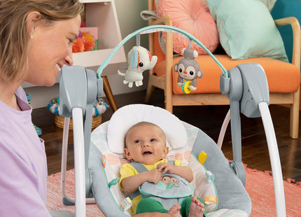 Bright Starts Portable Automatic 6-Speed Baby Swing