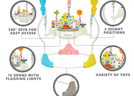 Dream On Me Zany 2-in-1 Baby Activity Center and Bouncer