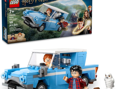 LEGO Harry Potter Flying Ford Anglia, Buildable Car Toy with 2 Minifigures for Role Play, Fantasy Playset for Kids, Harry Potter Car, Gift for Boys, Girls and Any Fan Ages 7 and Up, 76424