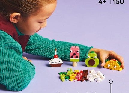 LEGO Classic Creative Food Friends Building Toy Set