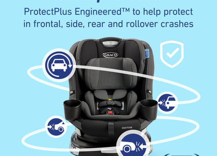 Graco Turn2Me 3-in-1 Car Seat with Rotating Feature, Highback Booster, for Newborn to Toddler up to 100lbs, in Manchester