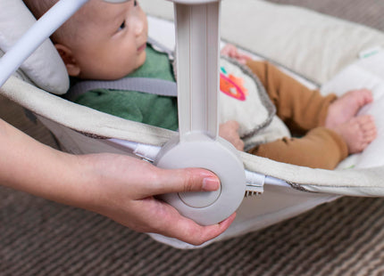Ingenuity Soothe 'n Delight Compact Portable 6-Speed Plush Baby Swing
