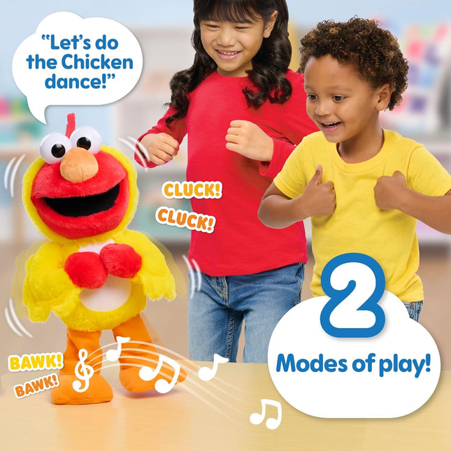 Just Play Sesame Street Chicken Dance Elmo 13 Inch Feature Plush