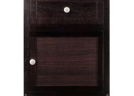 Winsome 25 x 18.9 x 14.96-Inch Wood Night Stand/Accent Table, Brown (94215)