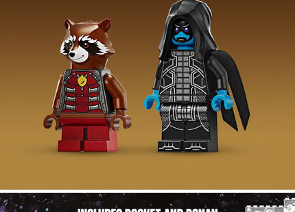 LEGO Marvel Rocket’s Warbird vs. Ronan, Buildable Super Hero Spaceship Toy