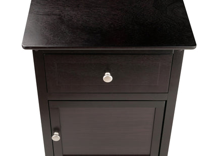 Winsome 25 x 18.9 x 14.96-Inch Wood Night Stand/Accent Table, Brown (94215)