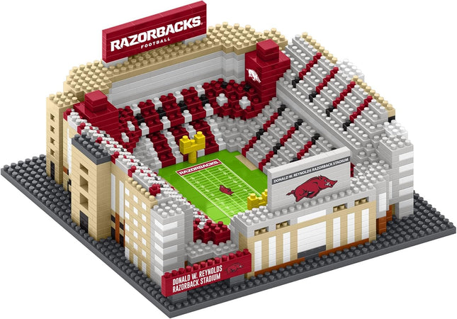 FOCO Arkansas Razorbacks NCAA Mini BRXLZ Stadium - Donald W Reynolds Stadium