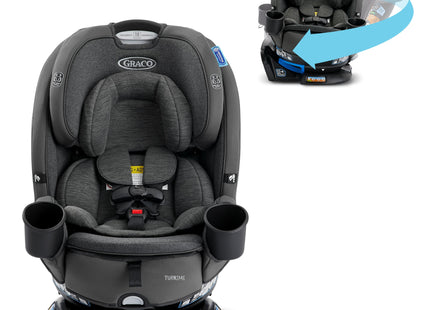 Graco Turn2Me 3-in-1 Car Seat with Rotating Feature, Highback Booster, for Newborn to Toddler up to 100lbs, in Manchester