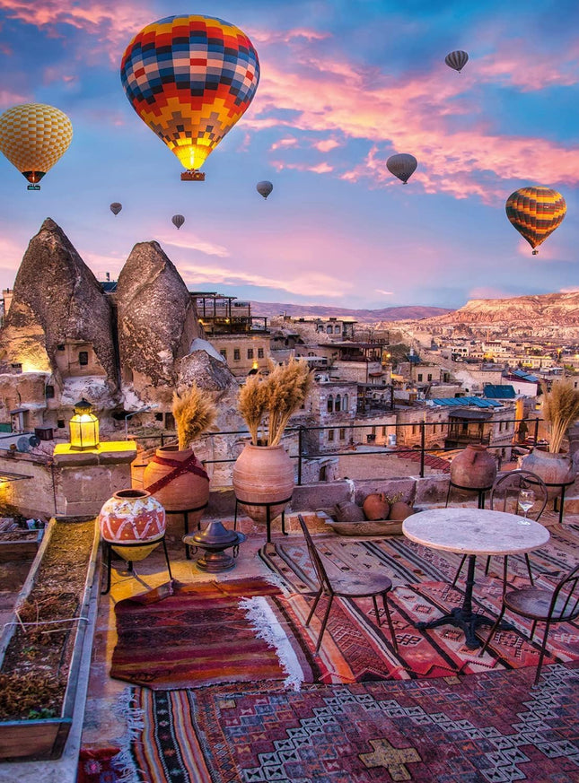 Buffalo Games - Florian Olbrechts - Cappadocia Hot Air Balloons - 1000 Piece Jigsaw Puzzle for Adults -Challenging Puzzle Perfect for Game Nights - Finished Size is 26.75 x 19.75