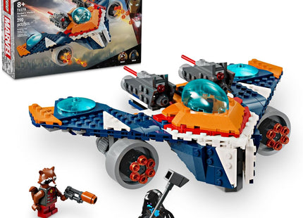 LEGO Marvel Rocket’s Warbird vs. Ronan, Buildable Super Hero Spaceship Toy