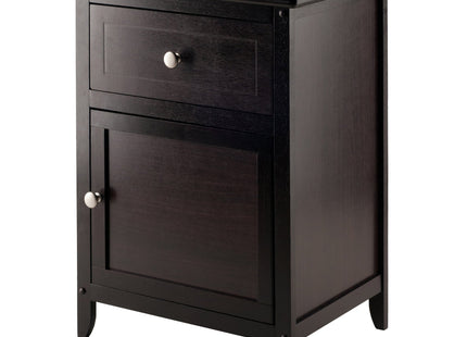 Winsome 25 x 18.9 x 14.96-Inch Wood Night Stand/Accent Table, Brown (94215)