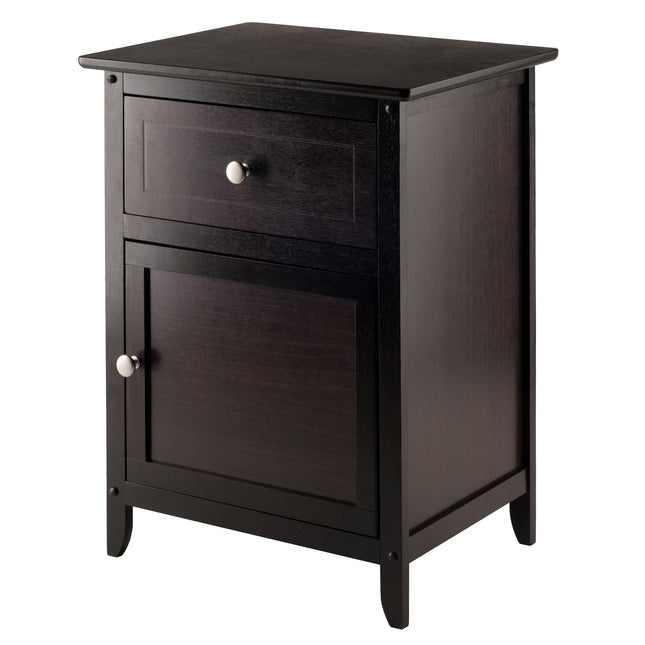 Winsome 25 x 18.9 x 14.96-Inch Wood Night Stand/Accent Table, Brown (94215)