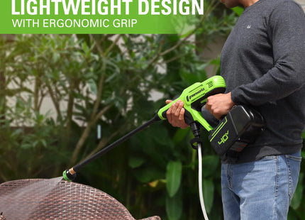 Greenworks 24V (600 PSI) Portable Power Cleaner