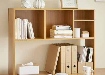 DormCo The College Cube - Desk Bookshelf - Beech Color