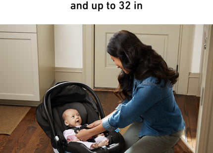 Graco SnugRide SnugFit Infant Car Seat with Simply Safe Adjust Harness System, Baby Car Seat with Anti Rebound Bar, Gotham