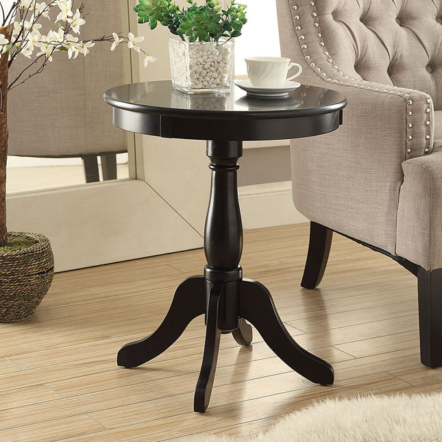 Acme Alger Wooden Round End Table