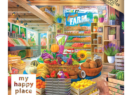 RoseArt - My Happy Place - Man Cave - 750 Piece Jigsaw Puzzle for Adults