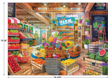 RoseArt - My Happy Place - Man Cave - 750 Piece Jigsaw Puzzle for Adults