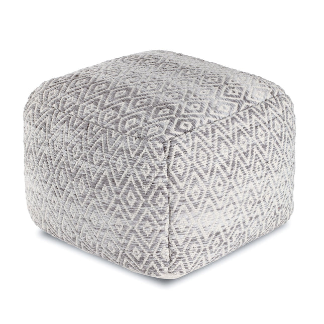 Anji Mountain 22"x22"x16" Handmade & Handcrafted Ottoman Pouf