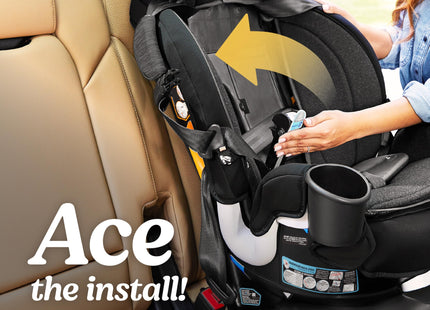 Graco Turn2Me 3-in-1 Car Seat with Rotating Feature, Highback Booster, for Newborn to Toddler up to 100lbs, in Manchester