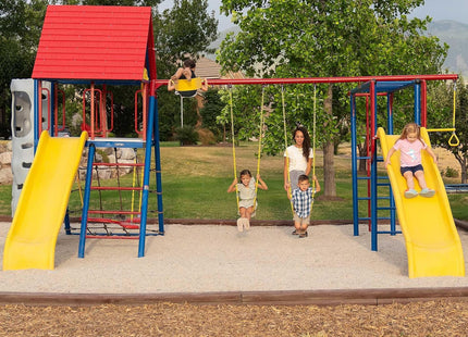 Lifetime Big Stuff Deluxe Swing Set Playset, Primary